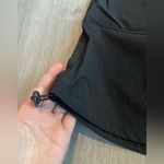 Halara Zip Up Cargo Black High Rise Nylon Mini Skirt size Small Photo 2