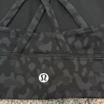 Lululemon  Energy Bra High Neck Long Line Camo Gray Black Photo 2