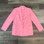 WAYF  One Button Blazer in Bubblegum Pink Photo 1