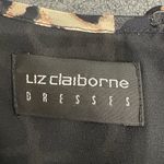 Liz Claiborne  Black and Tan Patterned Mini Dress Size 10 Photo 5