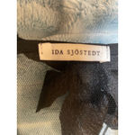 IDA SJÖSTEDT Black Mesh 3D Floral Applique Long Sleeve Top Size M Photo 7