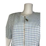 Betsy’s Things 1990”s Vintage Gem light blue Gingham print​​​​​ White Size M Photo 12