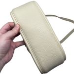 Miztique Chic Cream Faux Leather Shoulder Bag with Silver Accents Classic Tan Photo 6