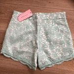 Boutique Mint embroidered high waisted shorts Photo 3