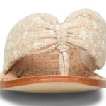 Kork-Ease NIB  KORKS Women's  Poppy Thong Sandal Cream Fabric Floral Photo 2
