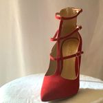 Schutz Schultz Scarlet  Nobuck Cage Pumps. US 9.5 Photo 1