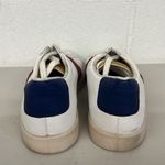 Ecco  8-8.5 white red low street lite retro low sneaker womens leather comfort Photo 2