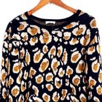 Sophie Rue NWT Sophia Rue Leopard Print Oversize Sweater Photo 3