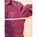 Lands' End  Women’s Corduroy‎ Blazer Size 12 Purple Fuschia Jacket Pockets Casual Photo 7