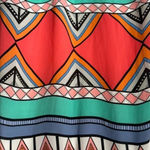Everly Sleeveless Colorful Geometric Patterned Dress Photo 8