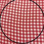 Laura Ashley Scarf Chiffon Square Gingham Checked Daisy Floral Red White 20"x19" Photo 10