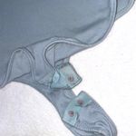 Free People Womens Byron Ruffle Flutter Sleeve Ribbed Bodysuit Top size Large Photo 4