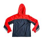 Adidas Vintage Size Medium Red Blue Embroidered Logo Jacket Hooded America Photo 2