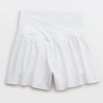 Aerie White Flowy  Shorts Photo 0