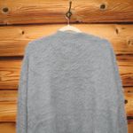 NWT Pinch Faux Fur Soft Cardigan Knit Sweater S M Blue Photo 6