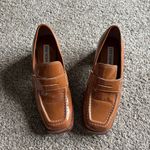 Steve Madden  Womens Block Heels Shoes Platform Tan Y2K Size 9 1/2 Photo 7