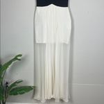 BCBG MaxAzria Giovanna Silk Blend long Black and white Dress
Size: Small Photo 2