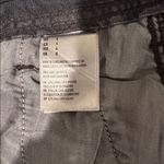 American Eagle  Frayed Hem High Waisted Linen Blend Shorts | Size: 4 Photo 3