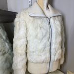 wilson's leather  Maxima white Rabbit Fur Jacket Photo 14