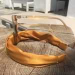 Le Specs Halfmoon Magic Limited Edition Yellow Frame Blue Mirror Sunglasses Photo 4