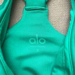 Alo Yoga Airlift Suit Up Bra Spruce Green/White S Photo 6