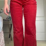 Talbots Red Corduroy Jeans Photo 0