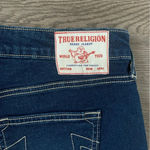 True Religion Jennie Mid Rise Raw Hem Shorts - Size 31 - Dark Scorched Wash NWT Photo 6