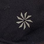 Athleta Black Skirted Leggings L Ruched Reflective Activewear Pants Photo 7