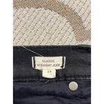 Madewell  Classic Black Straight Jean, size 29, j2054, 25” inseam, MSRP $128 Photo 9