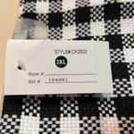 Clothing Obsessed Company Black and White Plaid 3XL Pencil Skirt Size 3X Photo 4