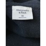 Abercrombie & Fitch Black Knit Bustier Top XS Long Sleeve Sweetheart Neck Y2K Photo 2