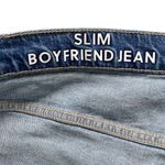 J.Crew  Slim Boyfriend Jean Womens Sz 32 Distressed Blue Classic Heritage Photo 3