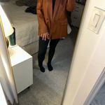 ZARA  Leather Blazer Faux Photo 4