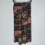 Jaase Boho Wide Leg Pants Size Large Flowy Cottagecore Rayon Hippie Romantic Photo 4