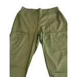 Landau Scrubs Womens Size Medium Proflex Flat Front Cargo Jogger Olive Moss NWT Green Photo 1