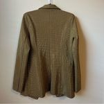 I am gia I. AM. Gia Mariah Blazer Gold Structured Rhinestone Blazer Jacket Size L  NWOT Photo 7