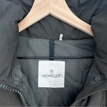 Moncler Petrea Quilted Puffer Jacket Feather Pure Goose Down Black XS Dark Grey Photo 7