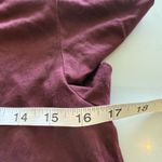 Abercrombie & Fitch Y2K Womens Medium Short Sleeve T-Shirt Eiffel Tower Burgundy Photo 3