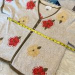 Christopher & Banks VTG Hand Embroidered Sweater Women’s Medium Floral Photo 8