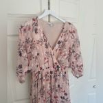 Baltic Born  Luca Jacquard Kimono Maxi Dress Floral (Missing Belt) Size Medium Photo 4