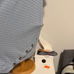 New York Laundry  Blue V-Neck Top Photo 3