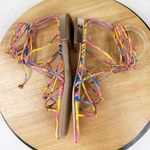 Jessica Simpson Chasca Ankle Tie Lace Up Gladiator Sandals Multicolor 8 Photo 6