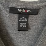 Dark Gray Short Sleeve Dress Size M Photo 3