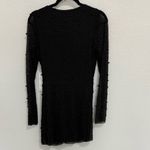 Oh Polly Chelsea Black Embellished Wrap Over A-Line Mini Dress Size 6 NEW Sexy Photo 7