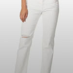 AG Adriano Goldschmied  The Isabelle High Rise Straight‎ Crop Denim Sz 25R Photo 0