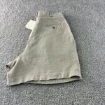Karen Kane NWT Womens Size 16 Beige 100% Linen Pleated High Waist Shorts Vintage Photo 10