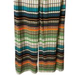 The Sang Multi Striped Plaid Colorful Wide Leg Pants Festival Boho SP4621 NWT S Photo 5