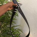 Brighton Honest by 62803 Dark Brown Leather Work Belt Sz 30 Silver Tone Buckle Heavy Wear Photo 2