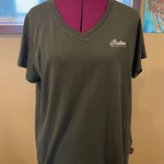 Indian Motorcycle Woman’s Khaki Green 1901 Indian Logo T Photo 0