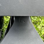 Rouge Helium Women's Size 7 Chunky Heels Black Patent Leather Slip On Shoes Photo 6